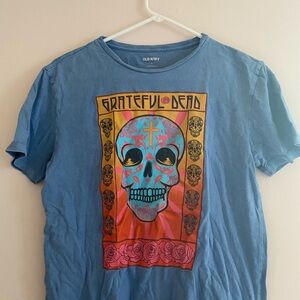 Old Navy Blue Grateful Dead Shirt